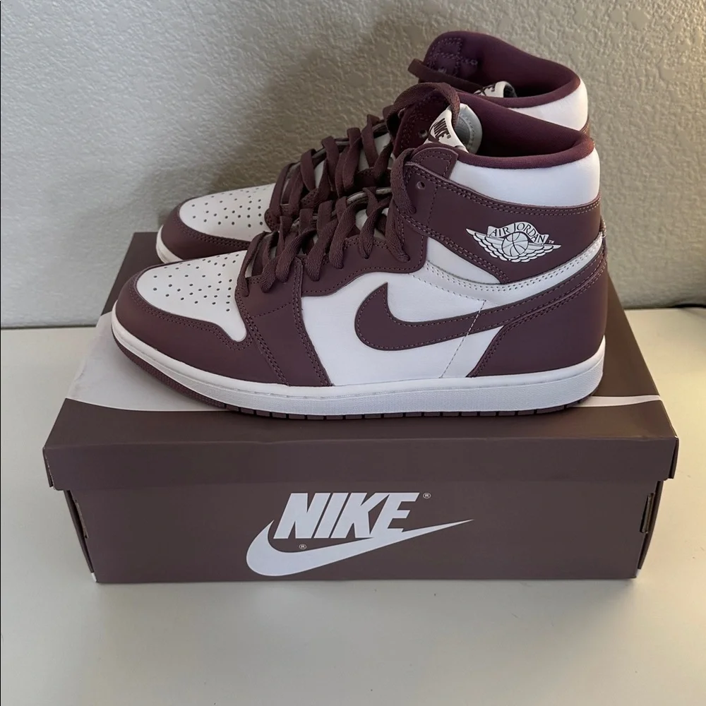 Nike Men's Air Jordan 1 Retro High OG Mauve US Size 10.5‎ DZ5485-105 New in Box